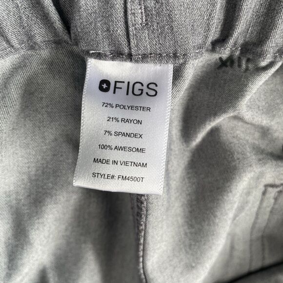 Figs Pisco Basic Scrub Pants Men's Drawstring FM4500T Gray Size Large Tall LT - Picture 5 of 11